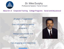 Tablet Screenshot of mikedunphy.com